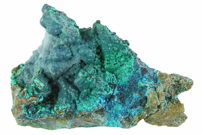 Vibrant Teal Chrysocolla Formation - Peru #358679